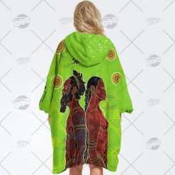 Alternative view of NRL Canberra Raiders 2022 NAIDOC Week Fleece Oodie