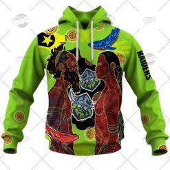 Alternative view of NRL Canberra Raiders 2022 NAIDOC Week Pullover Hoodie