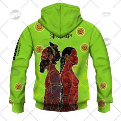 Alternative view of NRL Canberra Raiders 2022 NAIDOC Week Zip Up Hoodie