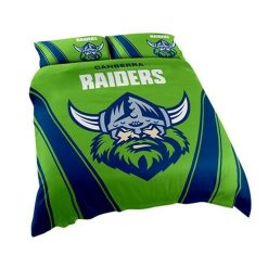 Alternative view of NRL Canberra Raiders Big Logo Scratch Doona Cover