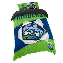 NRL Canberra Raiders Big Logo Scratch Doona Cover
