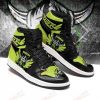 NRL Canberra Raiders Black Green Air Jordan 1 High Sneakers