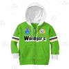 NRL Canberra Raiders Custom Name Number 1989 Vintage Retro Heritage Jersey Kids Zip Up Hoodie