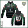 NRL Canberra Raiders Custom Name Number 2011 Vintage Retro Alternate Jersey Pullover Hoodie