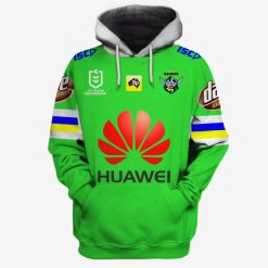 NRL Canberra Raiders Custom Name Number 2019 Limted Jersey Pullover Hoodie
