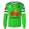 NRL Canberra Raiders Custom Name Number 2019 Limted Jersey Sweatshirt