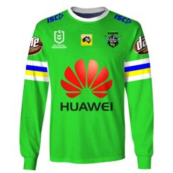 NRL Canberra Raiders Custom Name Number 2019 Limted Jersey Sweatshirt