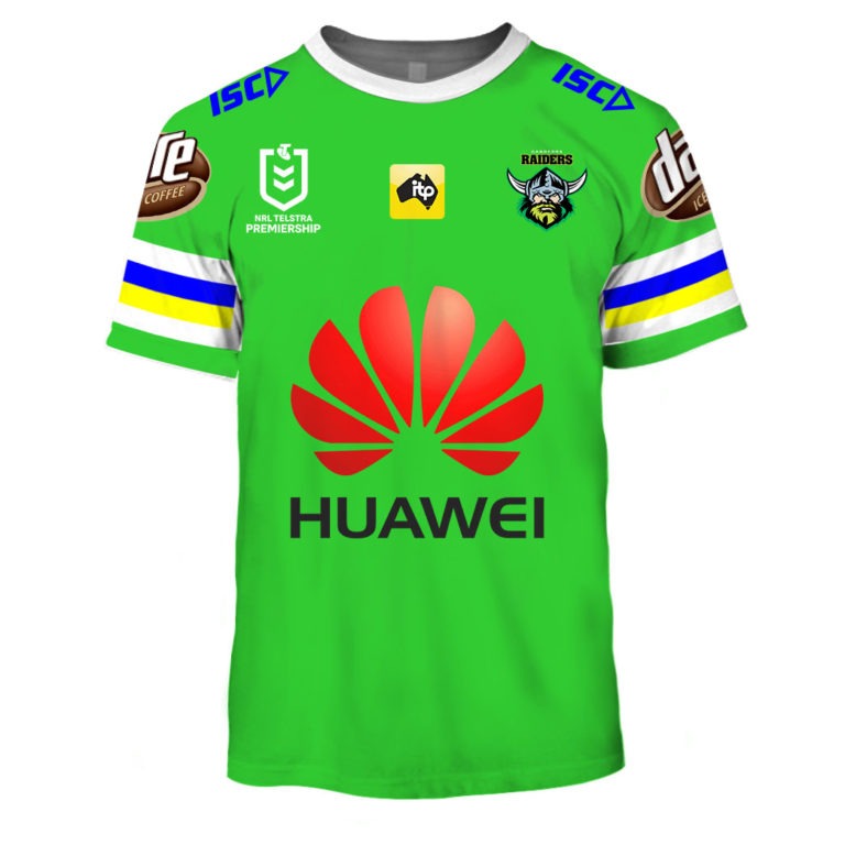 NRL Canberra Raiders Custom Name Number 2019 Limted Jersey T-Shirt