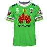 NRL Canberra Raiders Custom Name Number 2020 Home Jersey T-Shirt