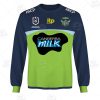 NRL Canberra Raiders Custom Name Number 2021 Home Jersey Sweatshirt