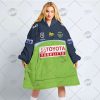 NRL Canberra Raiders Custom Name Number 2022 Home Jersey Fleece Oodie