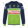 NRL Canberra Raiders Custom Name Number 2022 Home Jersey Sweatshirt
