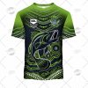 NRL Canberra Raiders Custom Name Number 2022 Indigenous Fishing Jersey T-Shirt