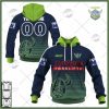 NRL Canberra Raiders Custom Name Number 2022 Run Oout Tee Jersey Pullover Hoodie