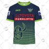 NRL Canberra Raiders Custom Name Number 2022 Run Oout Tee Jersey T-Shirt