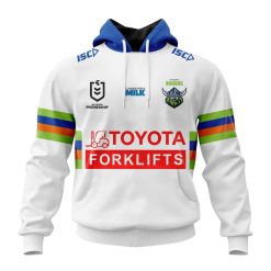 NRL Canberra Raiders Custom Name Number 2023 Away Jersey Pullover Hoodie