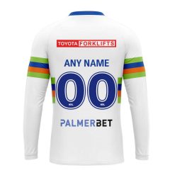 Alternative view of NRL Canberra Raiders Custom Name Number 2023 Away Jersey Sweatshirt
