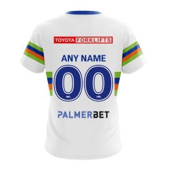 Alternative view of NRL Canberra Raiders Custom Name Number 2023 Away Jersey T-Shirt