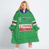 NRL Canberra Raiders Custom Name Number 2023 Home Jersey Fleece Oodie