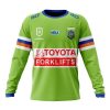 NRL Canberra Raiders Custom Name Number 2023 Home Jersey Sweatshirt