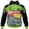 NRL Canberra Raiders Custom Name Number 2023 Indigenous Jersey Zip Up Hoodie