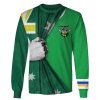 NRL Canberra Raiders Custom Name Number Australia Flag Jersey Sweatshirt