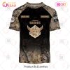 NRL Canberra Raiders Custom Name Number Camo T-Shirt