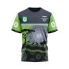 NRL Canberra Raiders Custom Name Number Nature Jersey T-Shirt