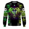 NRL Canberra Raiders Custom Name Number Rose Dragon Sweatshirt