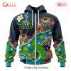 NRL Canberra Raiders Custom Name Number Special Design NAIDOC Zip Up Hoodie