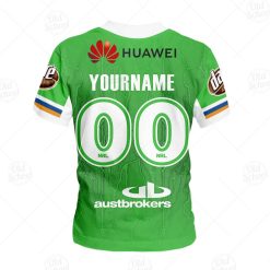 Alternative view of NRL Canberra Raiders Custom Name Number The Simpsons 2020 Halloween Jersey Kids T-Shirt