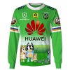 NRL Canberra Raiders Custom Name Number x Bluey Jersey Sweatshirt