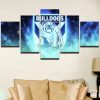 NRL Canterbury-Bankstown Bulldogs 1935 5 Panel Canvas