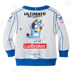Alternative view of NRL Canterbury-Bankstown Bulldogs 2020 x Bluey Jersey Kids Sweatshirt