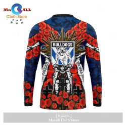 Alternative view of NRL Canterbury-Bankstown Bulldogs 2023 ANZAC Day Jersey Sweatshirt