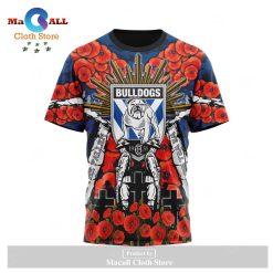 NRL Canterbury-Bankstown Bulldogs 2023 ANZAC Day Jersey T-Shirt