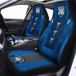 NRL Canterbury-Bankstown Bulldogs Blue Special Car Seat Covers V2
