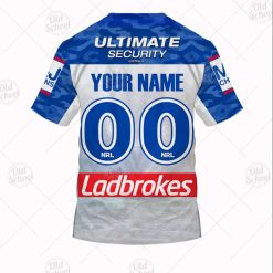 Alternative view of NRL Canterbury-Bankstown Bulldogs Custom Name Number 2020 ANZAC Day Jersey T-Shirt