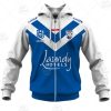 NRL Canterbury-Bankstown Bulldogs Custom Name Number 2021 Away Jersey Zip Up Hoodie