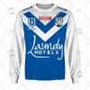 NRL Canterbury-Bankstown Bulldogs Custom Name Number 2022 Away Jersey Sweatshirt