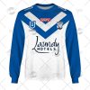 NRL Canterbury-Bankstown Bulldogs Custom Name Number 2022 Home Jersey Sweatshirt