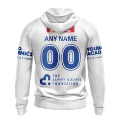 Alternative view of NRL Canterbury-Bankstown Bulldogs Custom Name Number 2023 ANZAC Day Jersey Pullover Hoodie