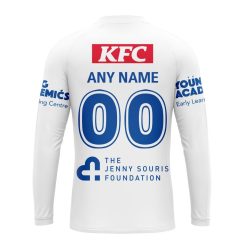Alternative view of NRL Canterbury-Bankstown Bulldogs Custom Name Number 2023 ANZAC Day Jersey Sweatshirt