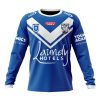 NRL Canterbury-Bankstown Bulldogs Custom Name Number 2023 Away Jersey Sweatshirt