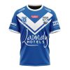 NRL Canterbury-Bankstown Bulldogs Custom Name Number 2023 Away Jersey T-Shirt