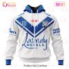 NRL Canterbury-Bankstown Bulldogs Custom Name Number 2023 Home Zip Up Hoodie