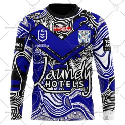 NRL Canterbury-Bankstown Bulldogs Custom Name Number 2023 Indigenous Jersey Sweatshirt