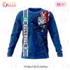 NRL Canterbury-Bankstown Bulldogs Custom Name Number Flag Scratch Sweatshirt