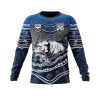 NRL Canterbury-Bankstown Bulldogs Custom Name Number Indigenous Mascot Sweatshirt