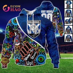 NRL Canterbury-Bankstown Bulldogs Custom Name Number Indigenous NAIDOC Week Pullover Hoodie
